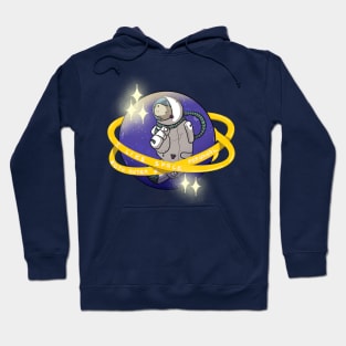 Astronaut manatee in space: I like space both outer & personal! Hoodie